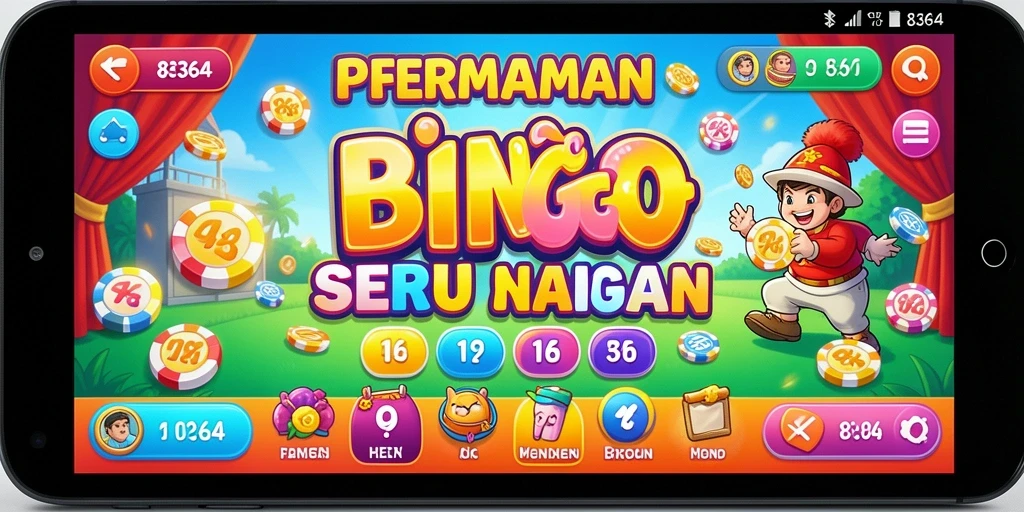 Screenshot utama 8364 menampilkan keseruan bermain Bingo yang menghibur.