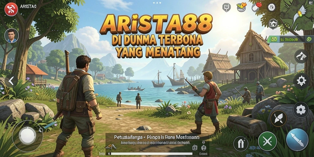 Tampilan gameplay Open World yang menarik dalam ARISTA88.