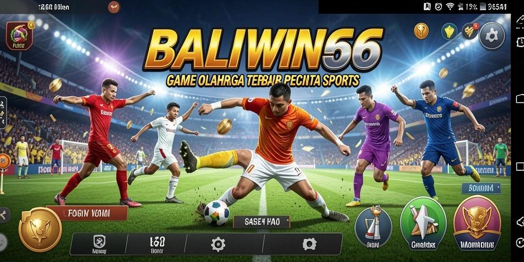 Screenshot BALIWIN66 menunjukkan gameplay seru dalam berbagai cabang olahraga.