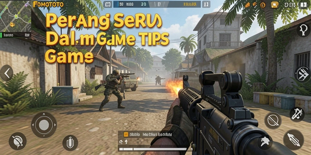 Tangkapan layar gameplay seru FOMOTOTO yang menunjukkan aksi tempur tim.
