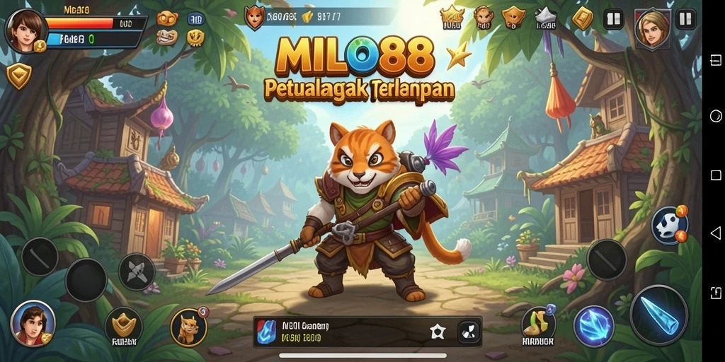 Screenshot gameplay MILO88 menampilkan aksi seru dalam petualangan.