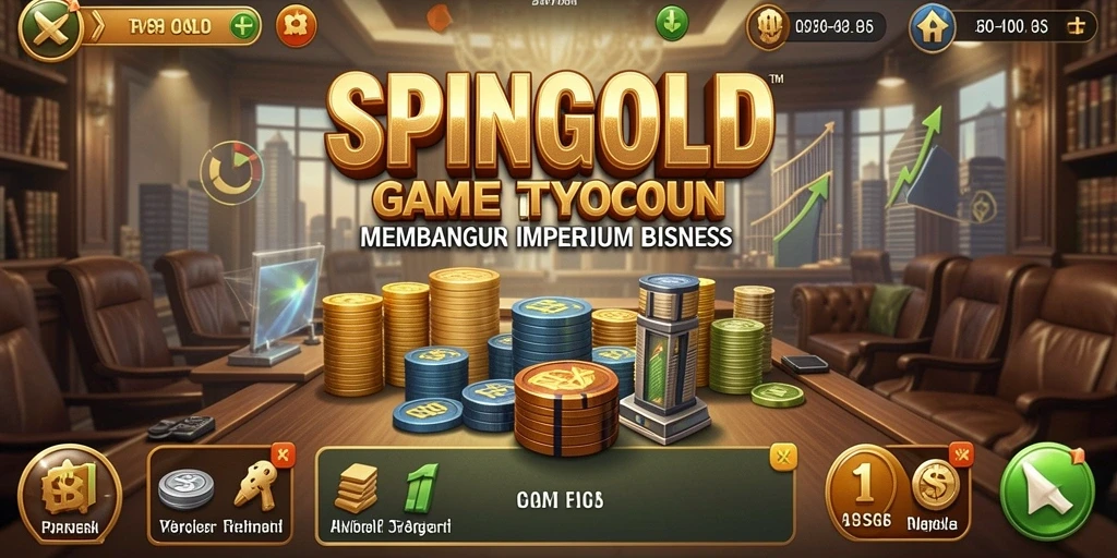 Tampilan gameplay SPINGOLD yang menarik dan strategis.