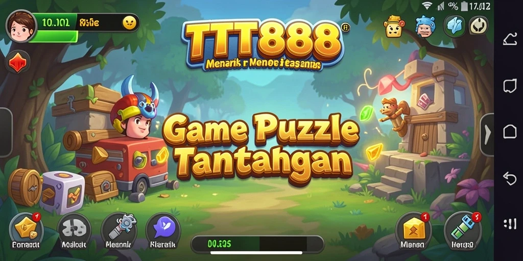 Gameplay mengasyikkan TTT888 dengan berbagai puzzle menantang.