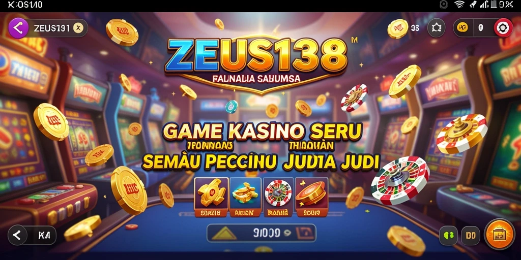 Gameplay seru di ZEUS138 dengan suasana kasino yang nyata.
